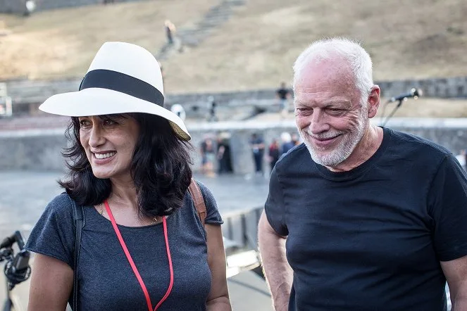 David Gilmour v Pompejích